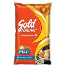 Gold Winner Refined Sunflower Oil 1Ltr